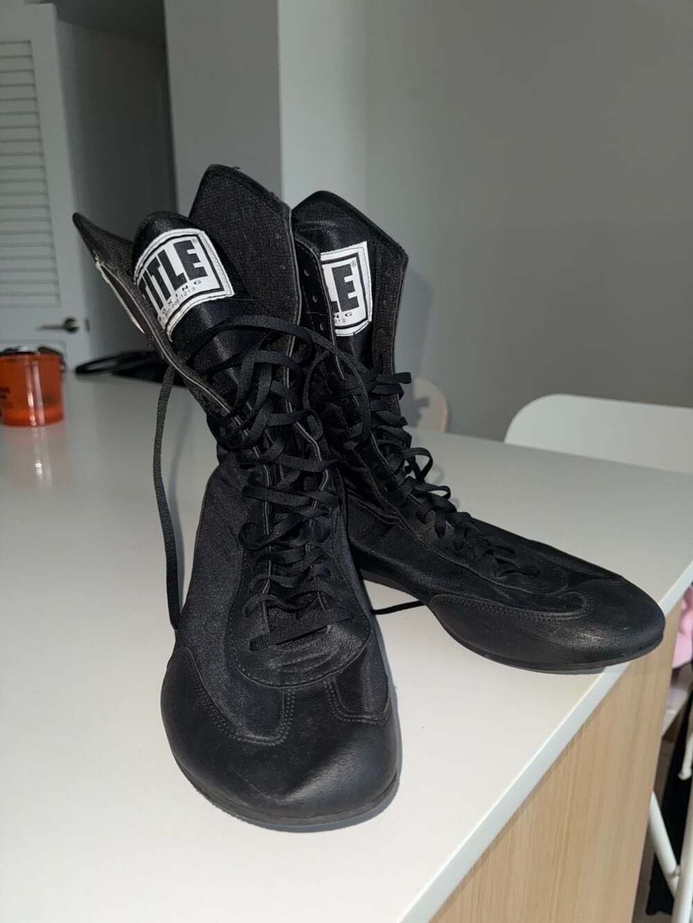 Title Boxing Speed-Flex Encore Mid-Top Boxing Shoes Black